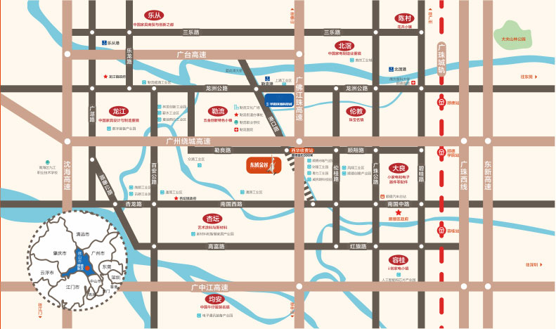 东域金谷-项目配套交通